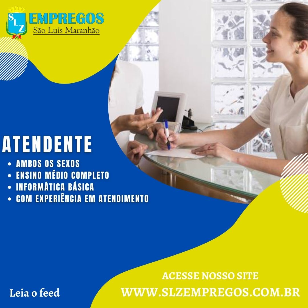 Atendente Slz Empregos 1573